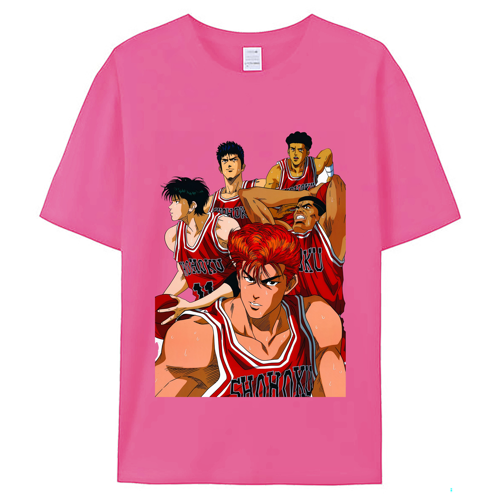 （画像用） SLAM DUNK／スラムダンク レディースカジュアルプリントTシャツ（綿100％）